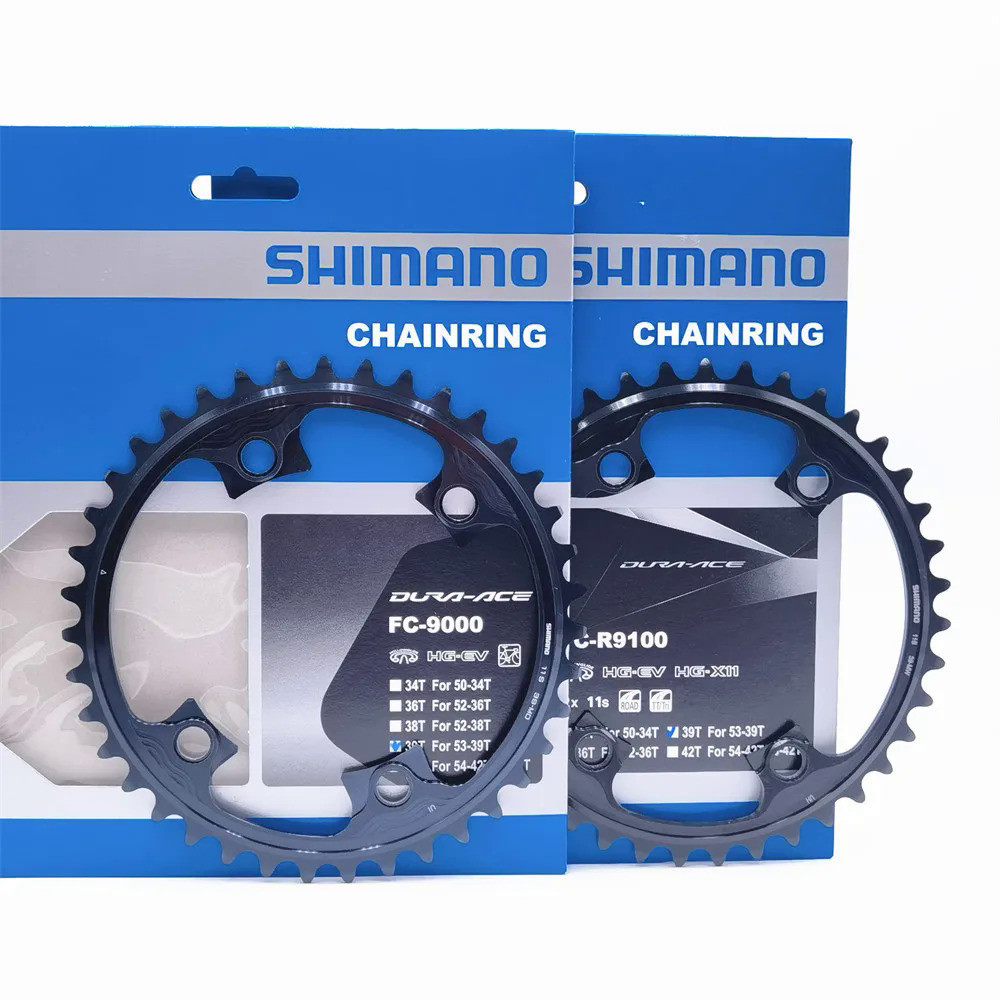 ชุดจานหน้า Shimano Dura-Ace รุ่น FC-9000/R9100/R9200 2X11 สปีด 34T 36T 39T 40T 42T
