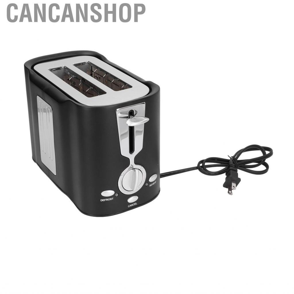 Cancanshop 800W Simple Mini Toaster 2Slice Bread Breakfast Maker Machine Kitchen MN