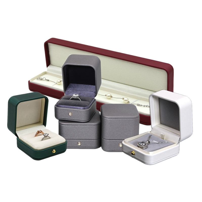 ชุดกล่องเครื่องประดับ กล่องแหวน สร้อยข้อมือ สร้อยคอ ต่างหู แบบสร้างสรรค์ กล่องเก็บเครื่องประดับ