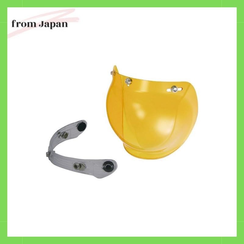 LEAD Industries (LEAD) GRAVIS PZ-005A Bubble Shield & Clear Flip-Up Base Set, Amber + Clear Base (PZ