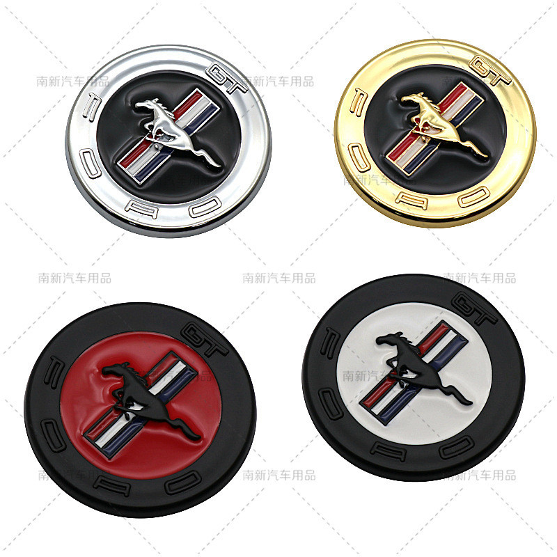 Mustang Tail Emblem การปรับเปลี่ยน Hood โลโก้ Mustang 2.3T GT500 โลโก้ด้านข้าง GT ด้านหลัง Tailgate 