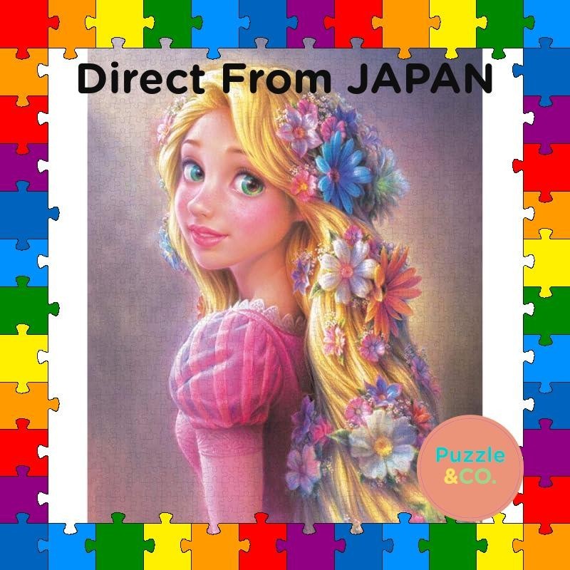 Direct From JAPAN Tenyo 1000 pieces Jigsaw Puzzle - Rapunzel in the Tower - Princess with Shining Hair (51x73.5cm)