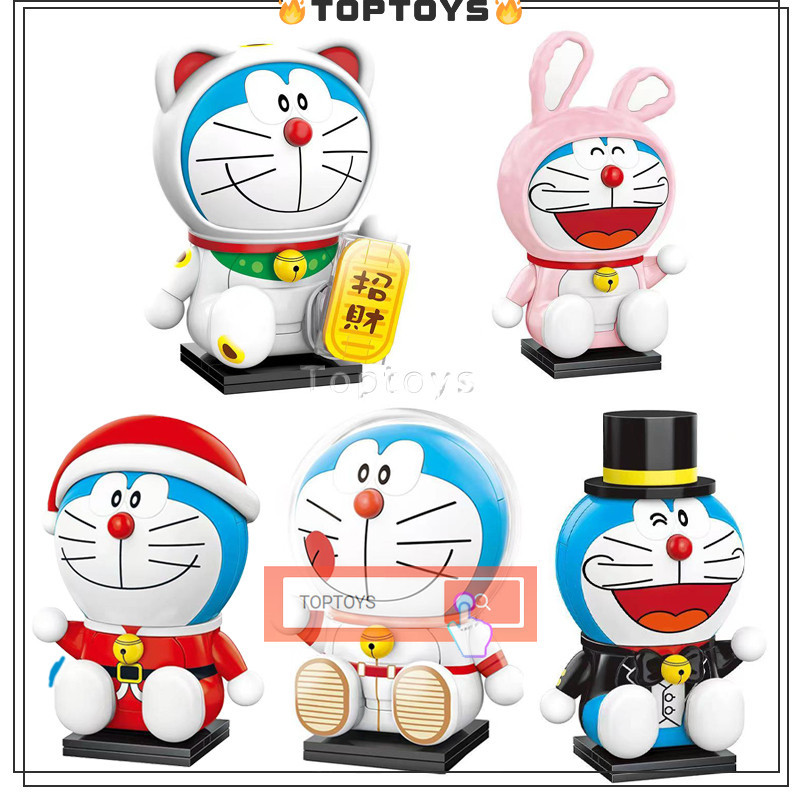 [TOPTOYS] Keeppley 6 ชุด โดราเอมอน บล็อกตัวต่อ กลม กริ๊งแมว ของเล่น โมเดล เครื่องประดับ เด็ก เด็กผู้ชาย เด็กผู้หญิง ของขวัญ