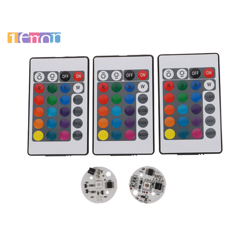 [Lemon] บอร์ดไฟ LED 5V แรงดันไฟฟ้าต่ํา ไล่โทนสี หลากสี พร้อมรีโมตคอนโทรลอินฟราเรด