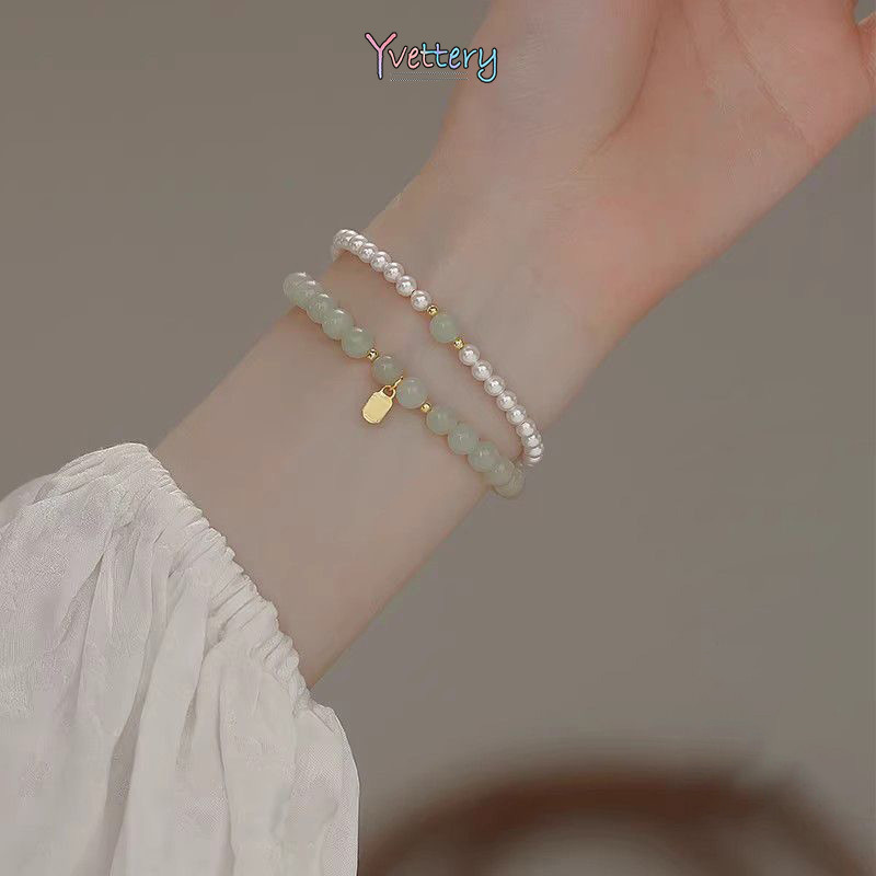 ร้านค้าไทย🌸สร้อยข้อมือไข่มุก Superสำหรับผู้หญิง Niche ออกแบบสร้อยข้อมือระดับไฮเอนด์ของขวัญวันเกิดสำหรับเพื่อนรัก.COD