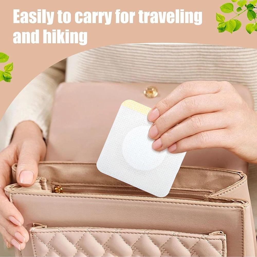 OUREAL Castor Oil Wraps, Universal Self-Adhesive Castor Oil Pack, อุปกรณ์เสริมทิ้งกาวทนซึมสติกเกอร์สะดือ - รูปที่ 2