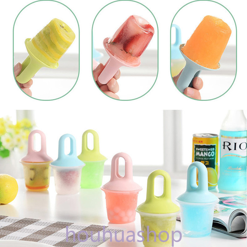 ซิลิโคนมินิไอติมแม ่ พิมพ ์ ไอศกรีมไอติมแม ่ พิมพ ์ ฤดูร ้ อนเด ็ กและเด ็ ก DIY ผลไม ้ ไอติมอาหารเครื ่ องมือครัวผลไม ้ มิลค ์ เชคไอศกรีมแม ่ พิมพ ์