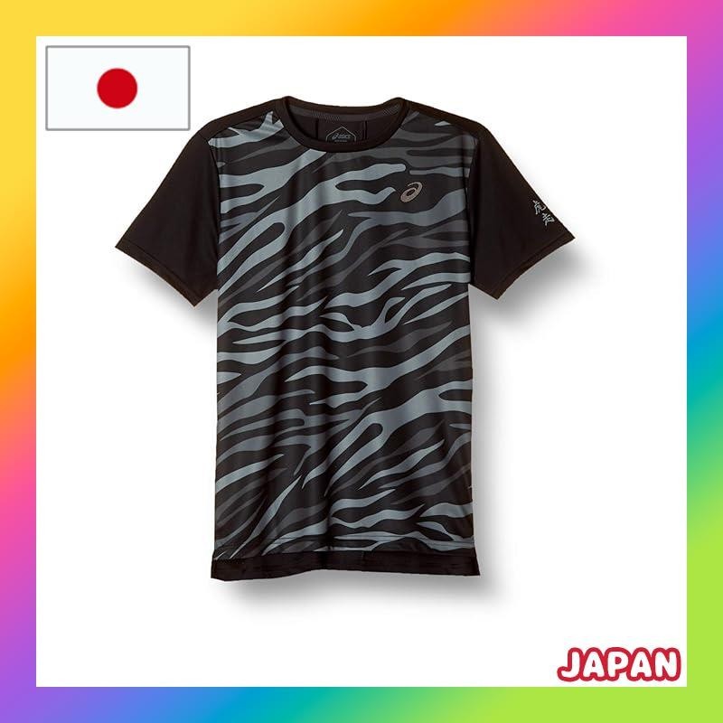[ASICS] Running Wear TARTHER Graphic Short Sleeve Shirt 2011C003 Men's Performance Black Japan S (Equivalent to Japanese Size S)