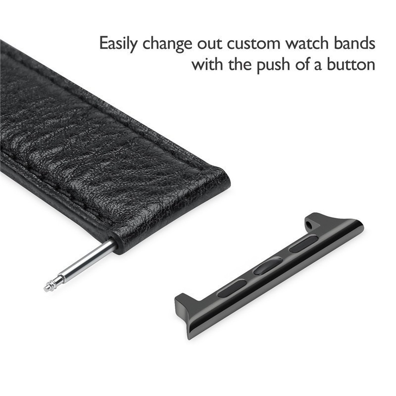 Diy 316L สแตนเลสเปลี ่ ยนสายอะแดปเตอร ์ สําหรับ Apple Watch Connectors Iwatch Lug Spring Bar ฟรี Release ประกอบเครื ่ องมือ - รูปที่ 6