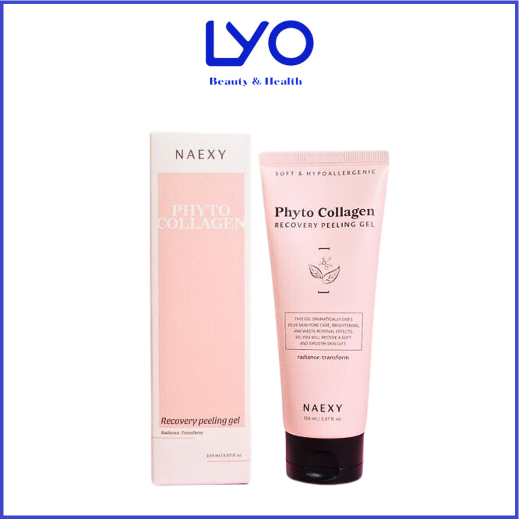 Naexy Phyto Collagen Recovery Peeling Gel เจลทําความสะอาดช ่ วยผิวใสและเรียบเนียนเกาหลี 150มล