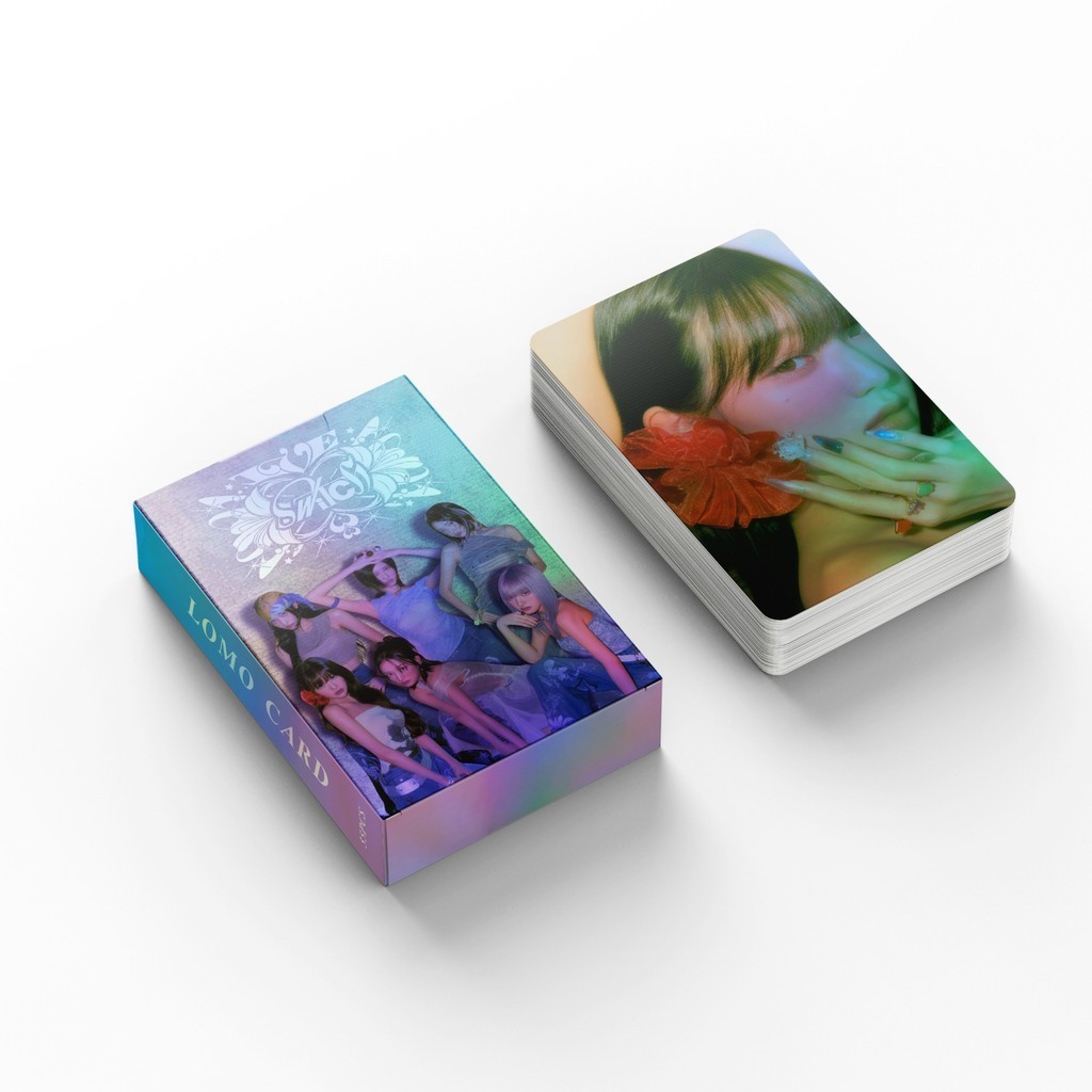 50-119pcs IVE SWITCH Hologram Laser Lomo Cards DIVE SCOUT 3rd FAN CLUB Photocards WONYOUNG SOLO YUJIN LIZ LEESEO REI GAEUL Kpop Holographic Postcards