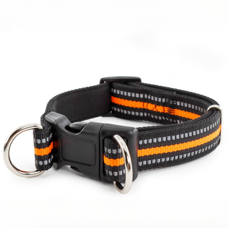 【XIAOYU Pet House】 ปลอกคอสุนัขสำหรับสุนัขขนาดเล็ก กลาง และใหญ่ ปลอกคอป้องกันการสำลัก ขายส่ง วัสดุดำน้ำ ซับใน ปลอกคอแบบ D คู่