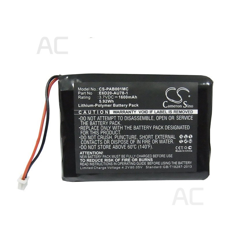 AC E6D20-AU78-1 for Panasonic Arbitator Body Worn Camera Battery