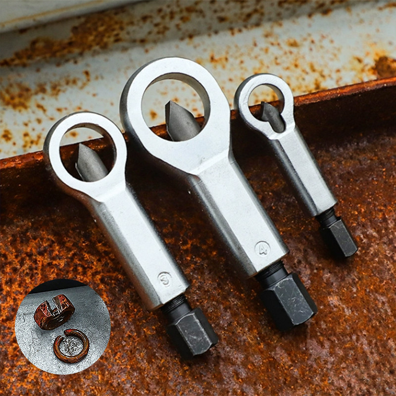 9-27 มม.Professional Nut Splitter Kit Separator Breaker สนิมสกรูแบริ ่ งเหล ็ กกําจัดมือเครื ่ องมือ