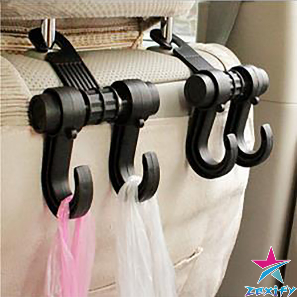ZXF ที่เกี่ยวเป๋าหลังรถราคา  ตะขอเกี่ยวกระเป๋า สิ่งของ กระเป๋าติดเบาะหลังรถ ตะขอเก็บของ Car Hook