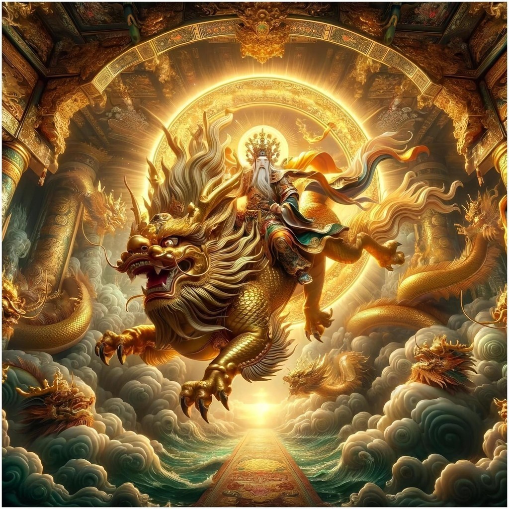 [Fengshengshui Qitang] God of Wealth God of Wealth Rolling in Town House เงินทําสติ๊กเกอร์ติดผนังแบนโปสเตอร์ประตูห้องนอนห้องนั่งเล่น Entrance Hot ราคา ถูกที่สุด ดีลบีเคเค แกลเลอรีภาพที่ 6