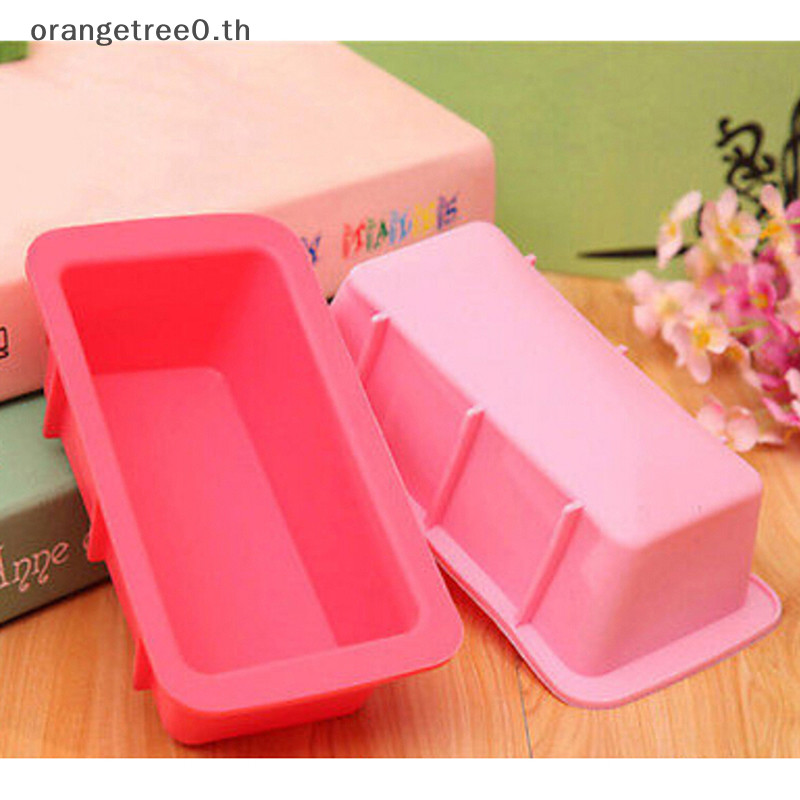 หรือสี่เหลี่ยมผืนผ้าซิลิโคนไม่ติดขนมปังก้อนแม่พิมพ์เค้ก Bakeware ถาดอบเตาอบ Mould Oe