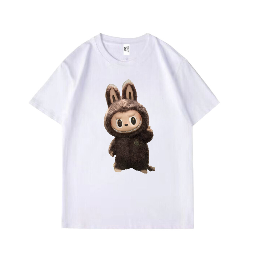 NEW เสื้อยืดแขนสั้น ลายการ์ตูน ลาบูบู้ ลายฮิต ES177