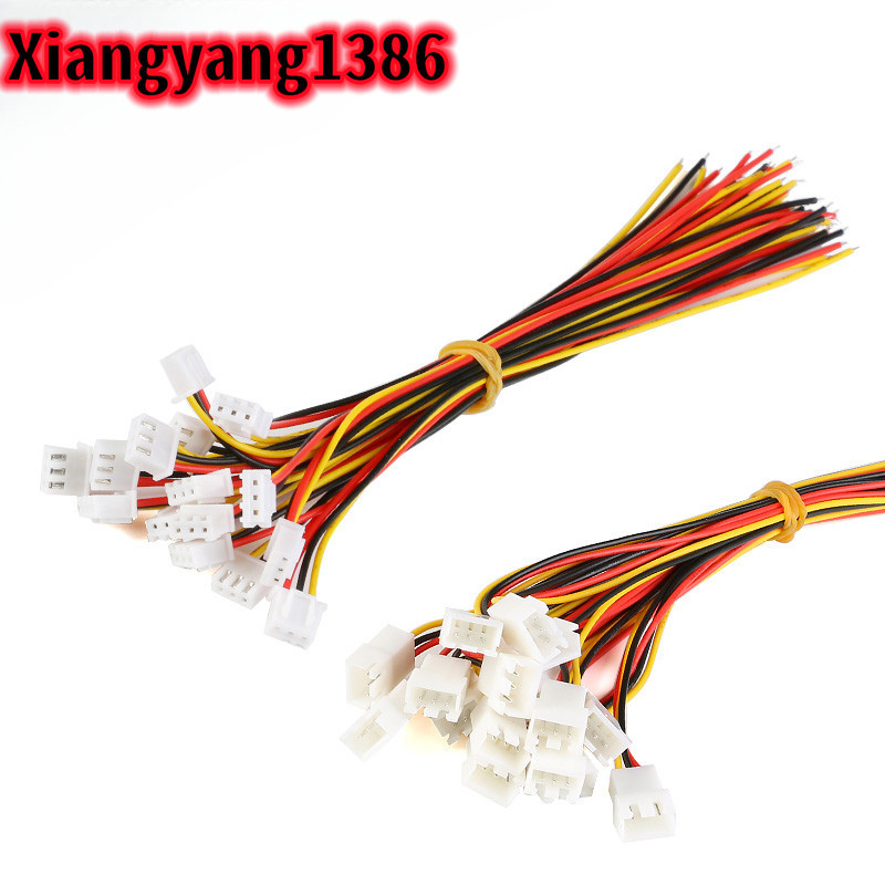 10pcs XH2.54 2/3/4/5/6 Pin Pitch 2.54mm Wire Cable Connector XH Plug ชายและหญิงแบตเตอรี ่ สายชาร ์ จ 200 มม.ความยาว 26AWG