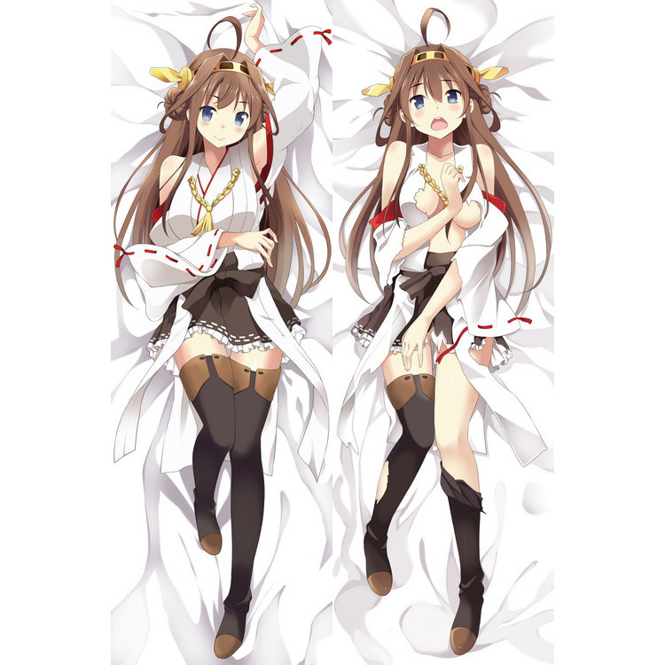 Kantai Collection Battleship Kongou อะนิเมะ Dakimakura กอดหมอนร ่ างกายอุปกรณ ์ ประกอบฉากพิมพ ์ สองด