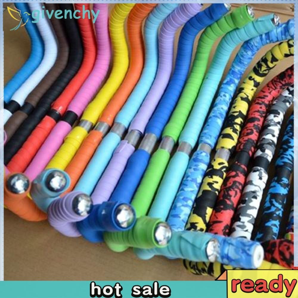 [givenchy1.th ] Fixed GEAR 2pcs Road Bicycle Handlebar Tape Handle Grip Bar Tape with End Plug