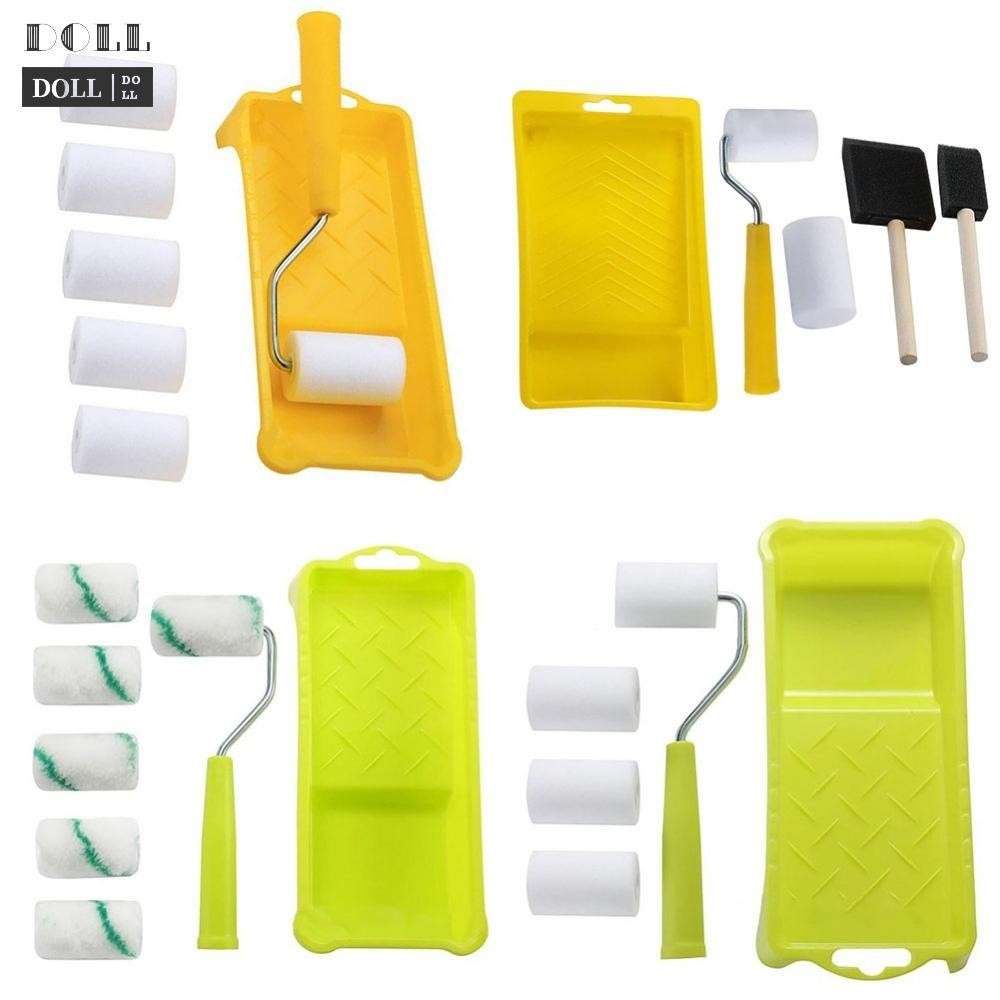 -New In May-Foam Paint Roller 2 Inch Small Paint Roller Tray Set for Painting Repair Brush[Overseas Products]