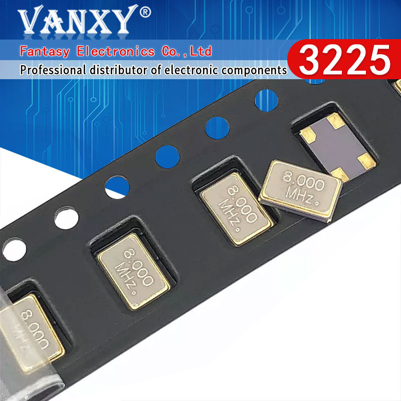 10PCS 3225 Passive SMD ควอตซ์ Resonator คริสตัล Oscillator โลหะ SMD 4pin 8MHZ 10MHZ 12MHZ 16MHZ 20MHZ 24MHZ 25MHZ 27M 32M 40M vanxy