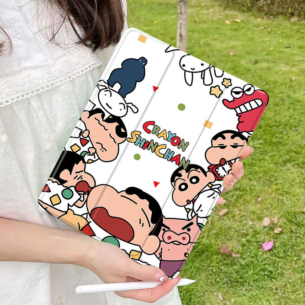 เคสฝาพับ Samsung Tab A9 Plus Galaxy Tab A9+ case มีช่องใส่ปากกา คสหนัง พับตั้งได้ทั้ง ซิลิโคน หลังใส เคสแท็บเล็ต
