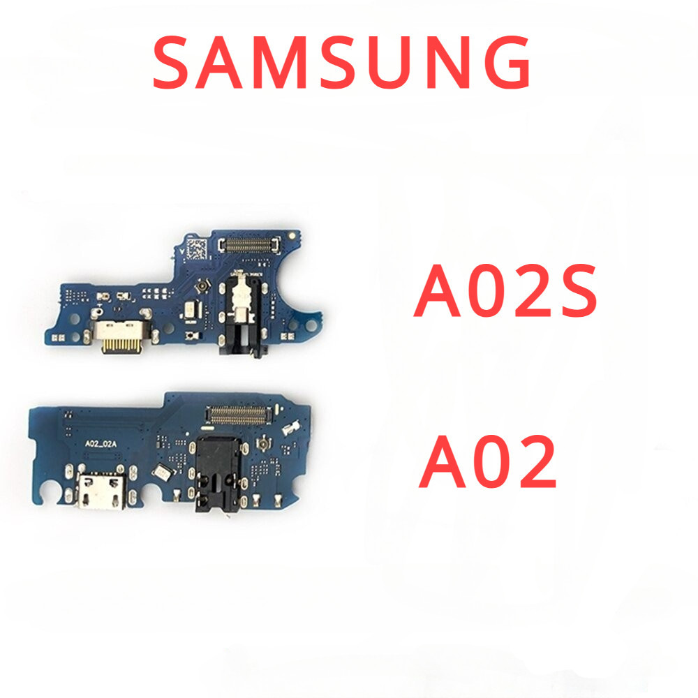 คณะกรรมการชาร์จสำหรับ Samsung Galaxy A02 A02s ชาร์จแผ่นพอร์ตริบบิ้นซ็อกเก็ตขั้วต่อ USB อะไหล่