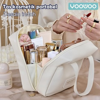 YooWoo - Tas kosmetik portable shell kapasitas besar dan tinggi tas kosmetik kotak