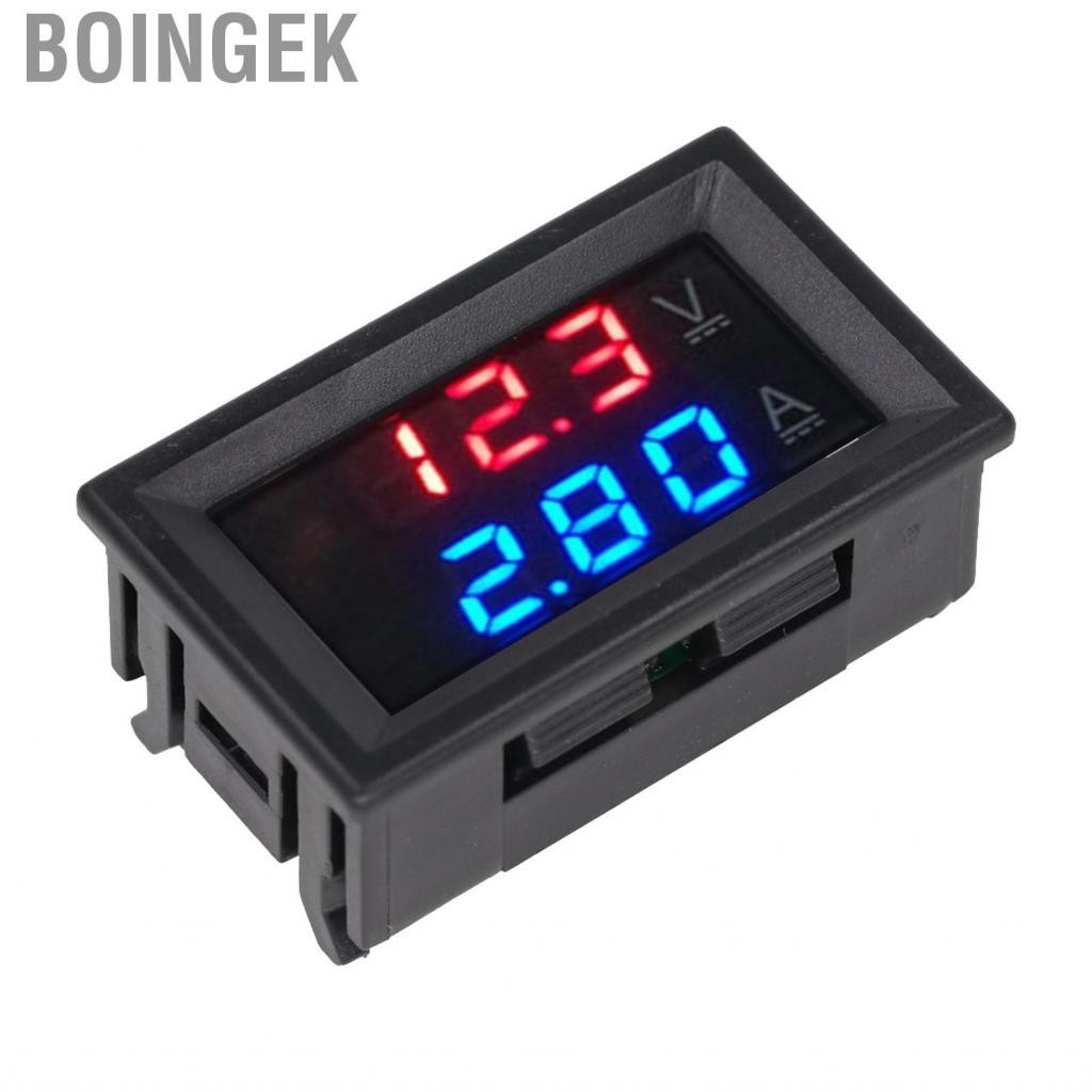 Boingek Digital Display Volt Meter Gauge  DC0-100V Current Voltmeter ABS Shell for Electric Vehicles