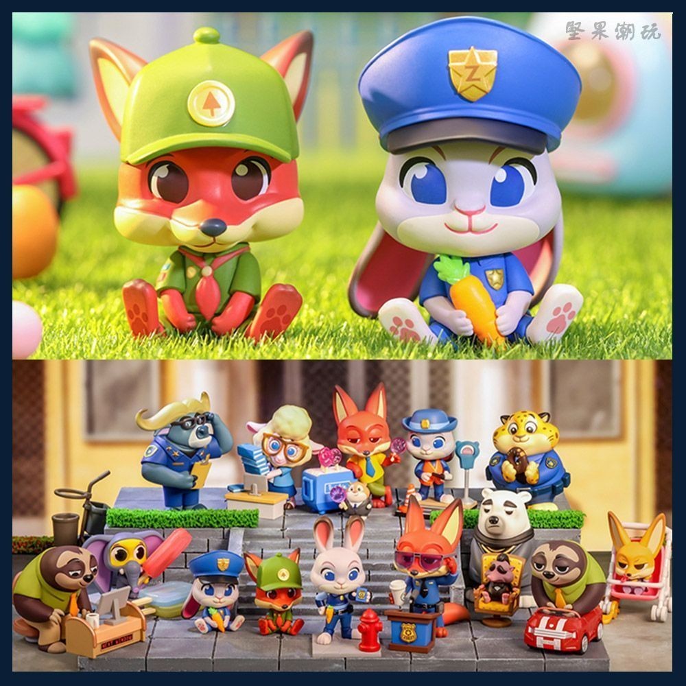 P POPMART POPMART Disney Crazy Animal City Series Mystery Box Judy Lightning Holiday Gift