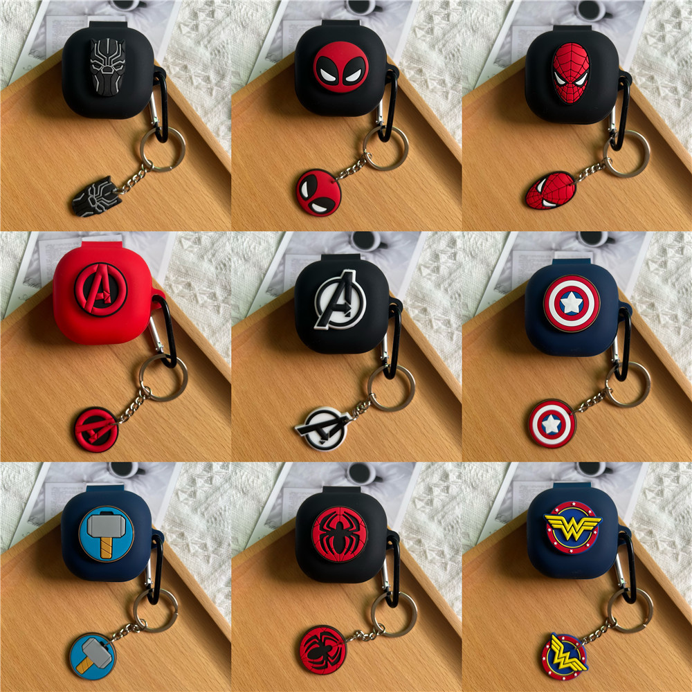 Caroton สําหรับ Anker Soundcore R50i NC ซิลิโคนนุ่มสําหรับ Anker Soundcore P30i หูฟังกระเป๋าพวงกุญแจ