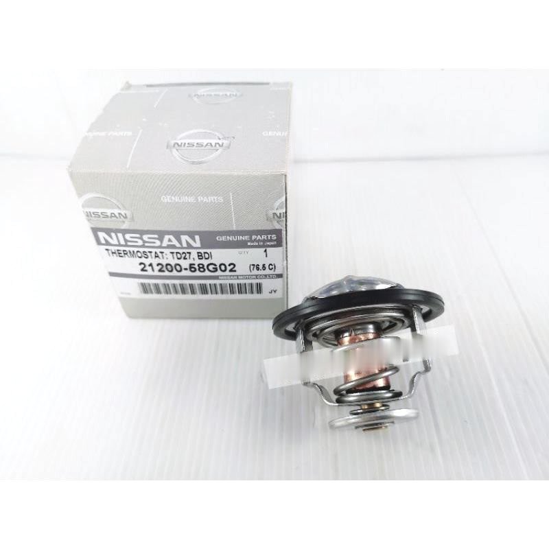 ส่งเร็ว วาล์วน้ำ Nissan Big-Mนิสสันบิ๊กM TD27,BDIฝาแดง-หน้าหัก ฟรอนเทียร์TD27 (76.5C)แบบแท้76.5C 212