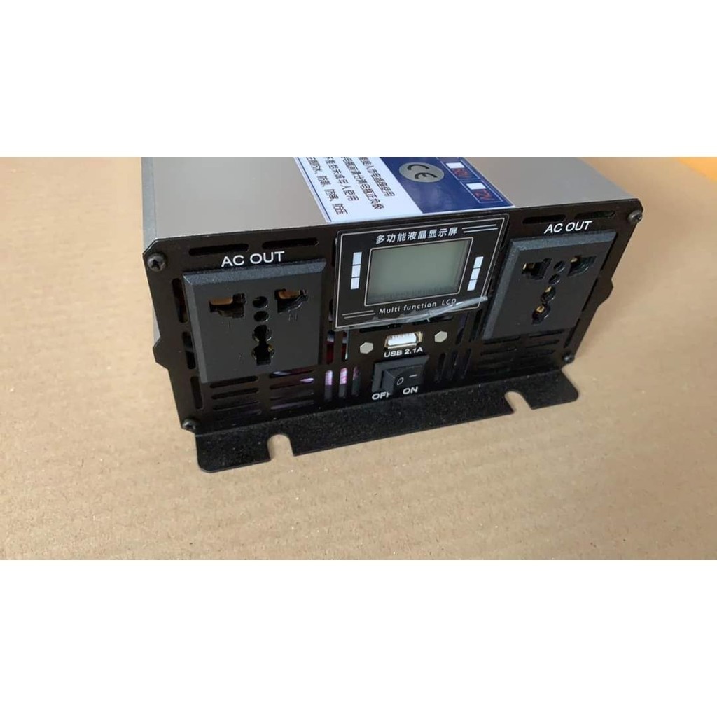 รุ่นใหม่ 2023 อินเวอร์เตอร์เพียวซาย 5000w12v/24v/48v/72v หน้าจอดิจิตอล CJ Inverter pure sine wave  เครื่องแปลงไฟฟ้า