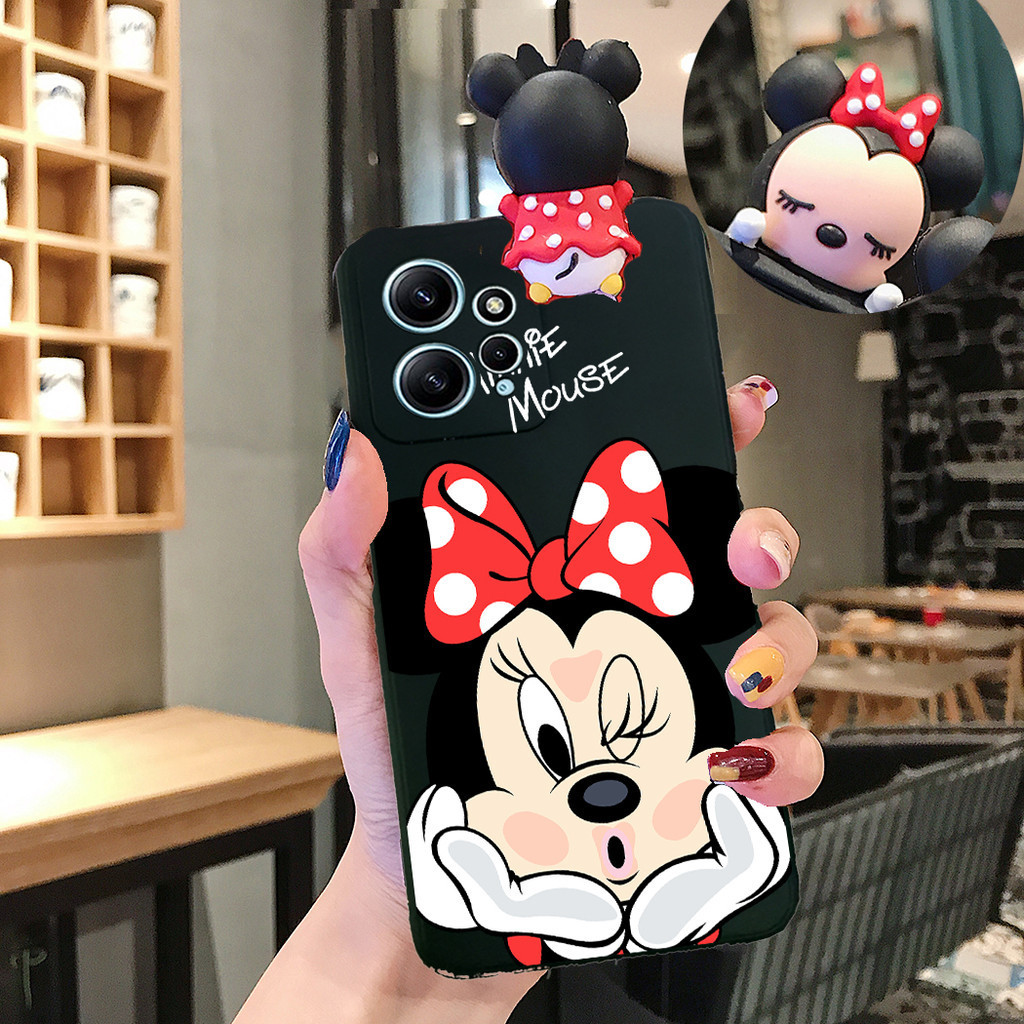 Mickey 3D Minnie การ์ตูนสําหรับ Honor 400 สมาร์ท 400 Lite X8C X6C X7C X9C 200 90 สมาร์ท X7D X9D X6B 