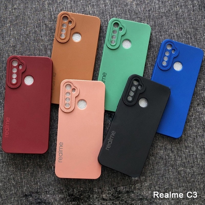 SOFT CASE REALME 5 5S 5I 6I C3 C2 C1 7I 8I C17 SOFTCASE LIQUID SILICONE PRO CAMERA PREMIUM CASING -i