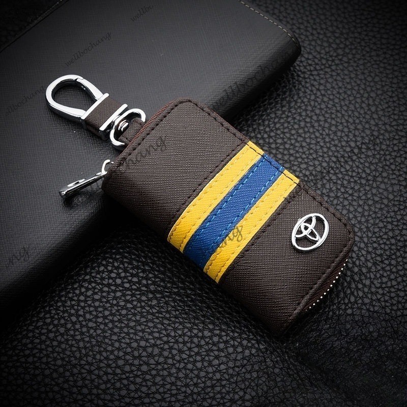 Toyota Altis Camry RAV4 Sienta CHR Yaris Auris Leather Key Case Key Ring Key Cover Modified Car Product
