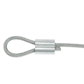5/10/25/50/100/200/500pcs Wire rope round single hole aluminum sleeve aluminum chuck oval hole clip aluminum buckles quick chuck