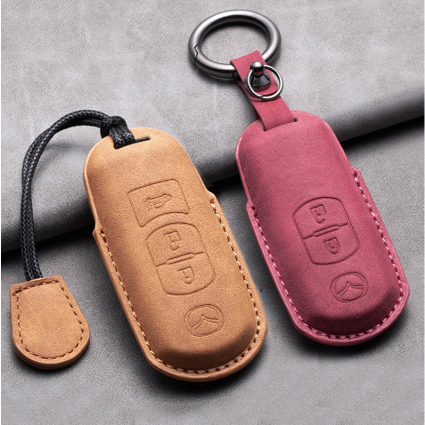 ฝาครอบกุญแจรถ Keycase 2 ปุ่ม 3 ปุ่มฝุ่นสําหรับ Mazda 2 3 CX-3 CX-5 CX-7 CX-9 CX5 CX7 CX9