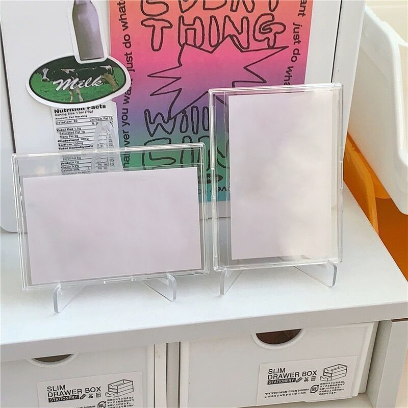 1ชิ้น/3ชิ้นใสกูก้าบัตรอิฐนักเรียน เคป๊อป การ์ดตกแต่งความละเอียดสูงไอดอลภาพบัตรปกตรงกับสําหรับที่เรียบง่ายขาตั้งกล้องยึด - รูปที่ 7