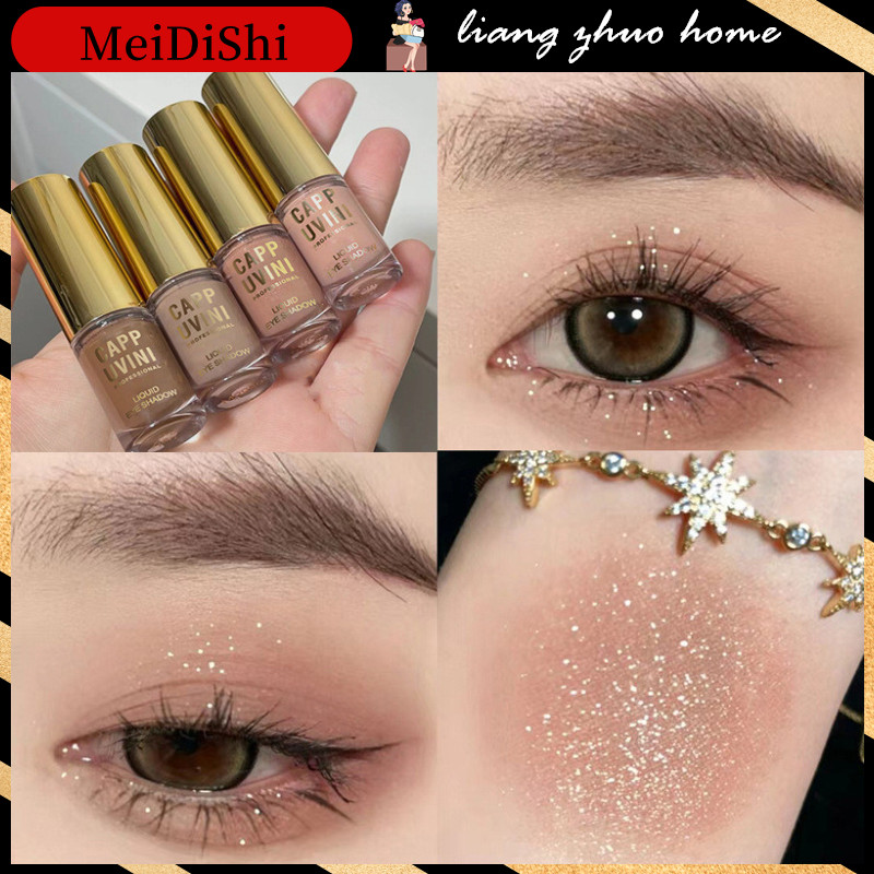 Cappuvini สีน ้ ําตาลสีสัน Liquid Eyeshadow Stick Set Contour Blush Pigment Matte Natural Cheek Milk Coffee Shadow Cream Eye Makeup