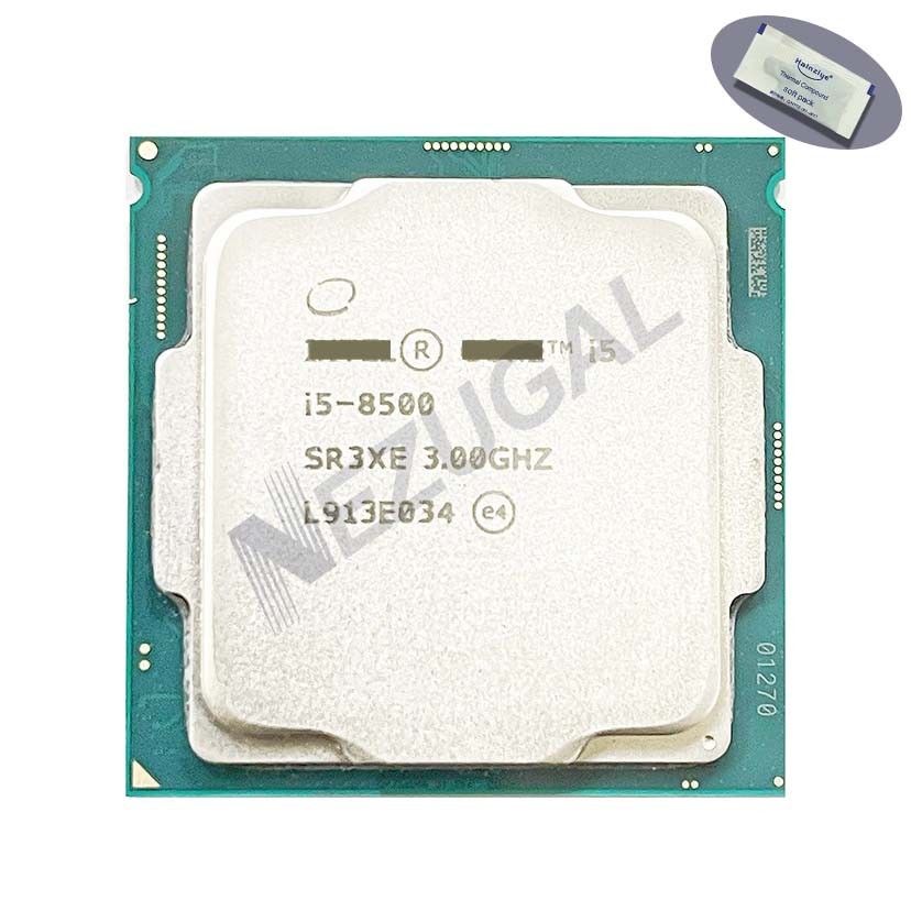 I5-8500 I5 8500 SR3XE 3.00 ถึง 4.10 Ghz Six Core 9M 65W LGA1151 โปรเซสเซอร์ CPU