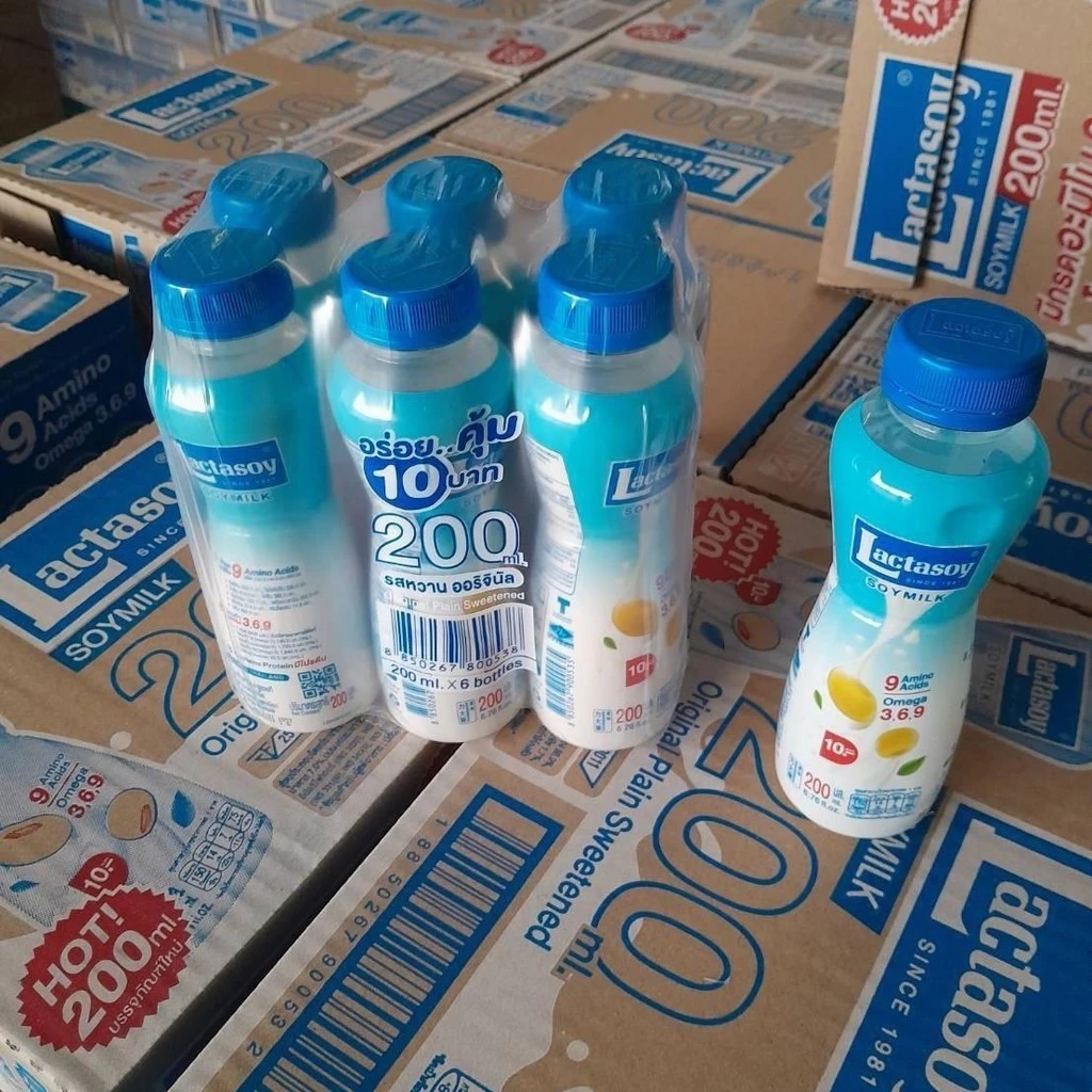 ใหม่! แลคตาซอยขวด200มล.รุ่นขาย10บ. [ยกลัง24ขวด]