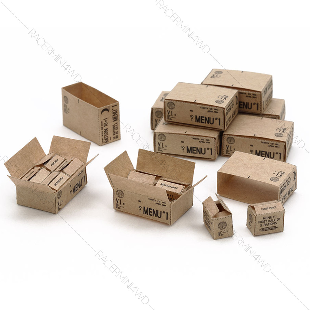 TAMIYA 12689 1/35 U.S. 10-In-1 Ration Cartons (WWII)