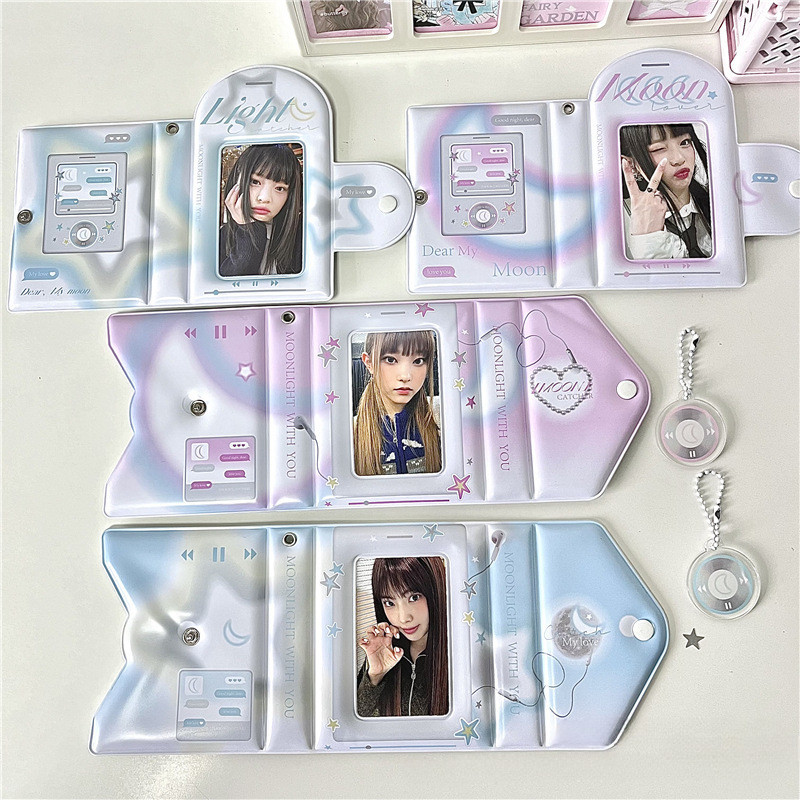 Moonlight พร้อม You Series อัลบั้มรูป 3 นิ้ว 32 ช่องสําหรับ KPOP Star Lomo Card Photocards คอลเลกชันน่ารัก Mini Storage Book
