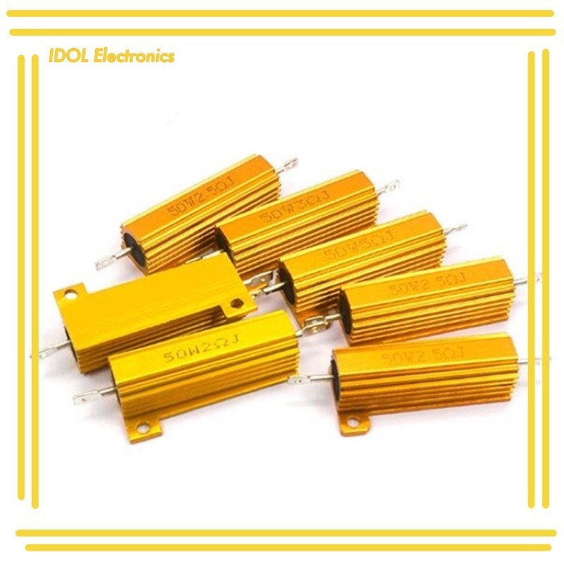 ราคาถูก! Resistor 50W 0.1 Ohm-22 Ohm งานไต้หวัน