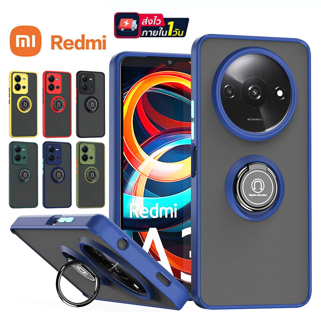 เคสโทรศัพท์มือถือ ตั้งได้ สำหรับ Redmi A3 A1 A2Plus 12 13 12C 13C Note 10/11/12/13 4G,5G Pro 10A 10C 9A 9C 9T 8/9 8A