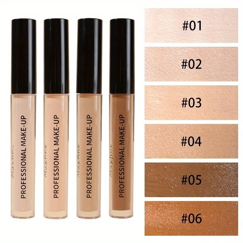 คอนซีลเลอร์เนื้อแมท 6 สีที่ติดทนนานครอบคลุมรอยสิวความหมองคล้ําและฝ้าบนใบหน้าแต่งหน้าถือคอนซีลเลอร์กันน้ําและควบคุมความมัน