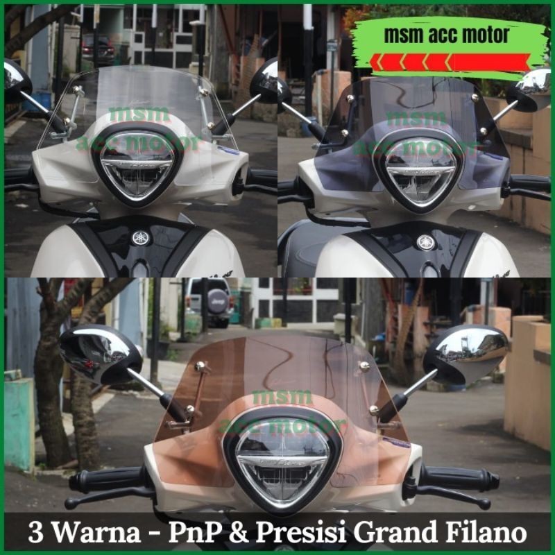 กระจกบังลม Yamaha Grand Filano Yamaha Grand Filano 2023 JH ACC SHOP